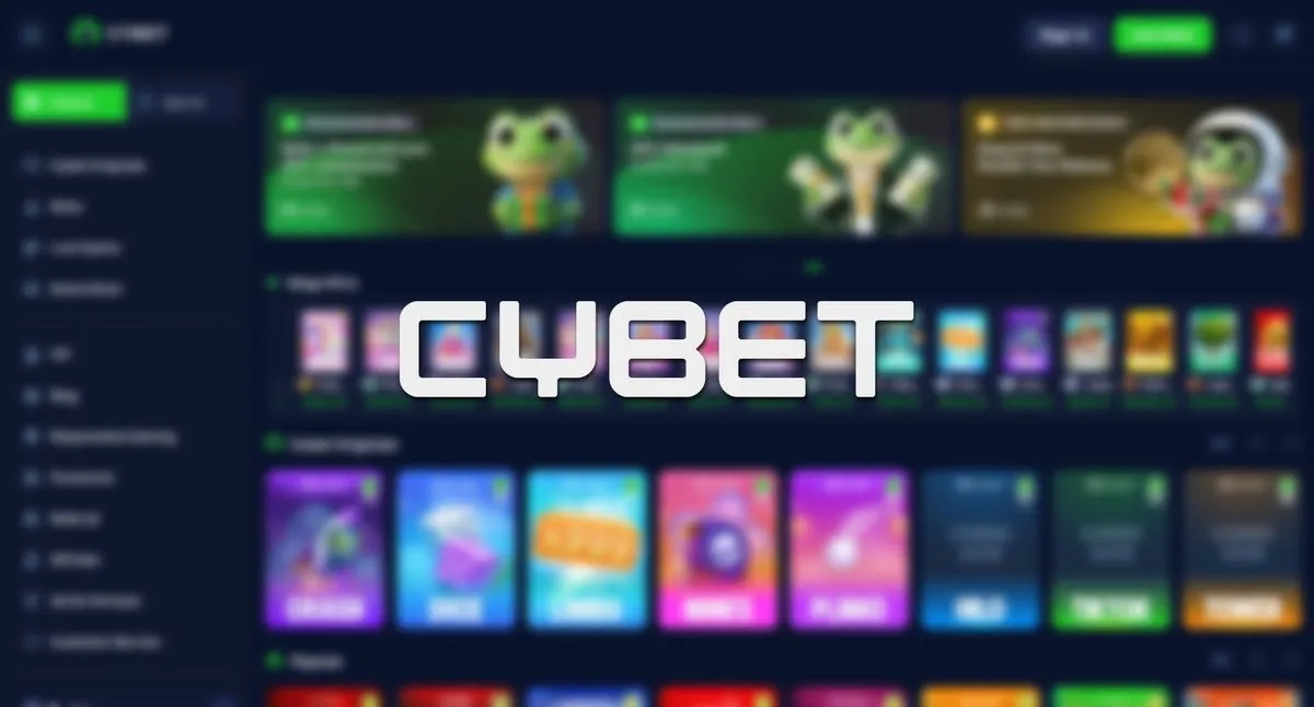 Cybet casino homepage