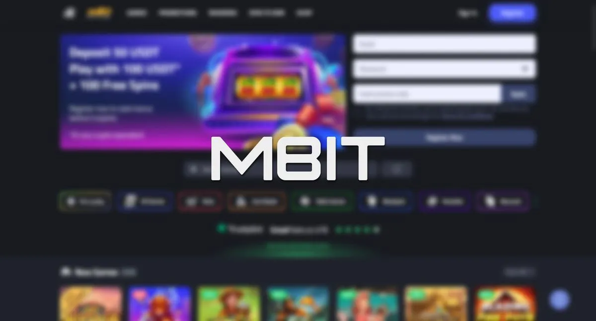 mBit casino homepage