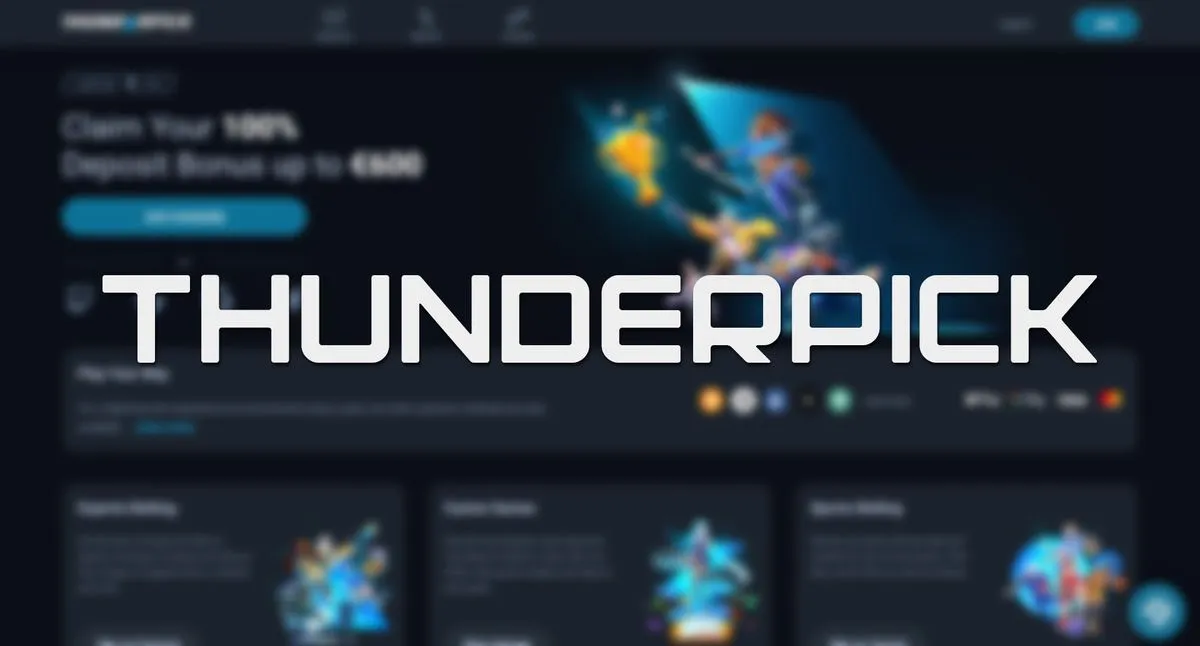 Thunderpick casino homepage